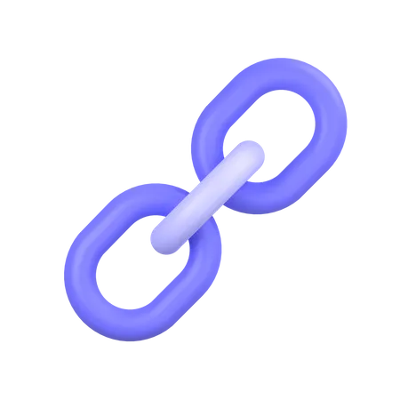 Link building icon — chain links