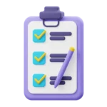 Planning icon — checklist clipboard